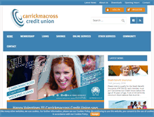 Tablet Screenshot of carrickmacrosscu.ie
